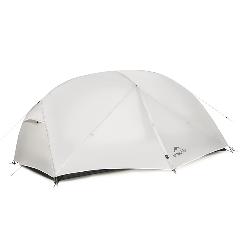 Палатка Naturehike Mongar PRO 2-местная, алюминиевый каркас, светло-серая