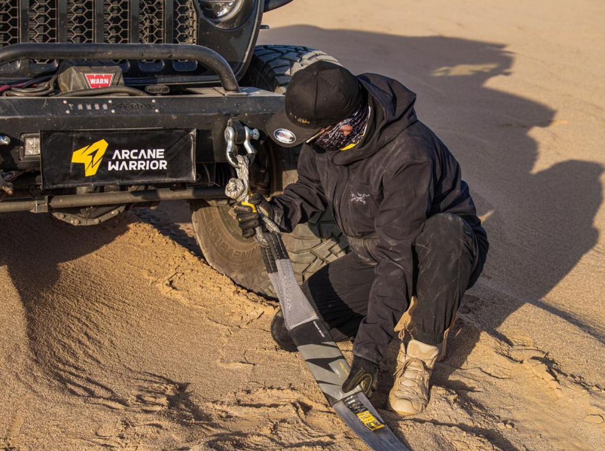 Стропа динамическая буксировочная 9м/15т OFF ROAD MASTER ARCANE WARRIOR