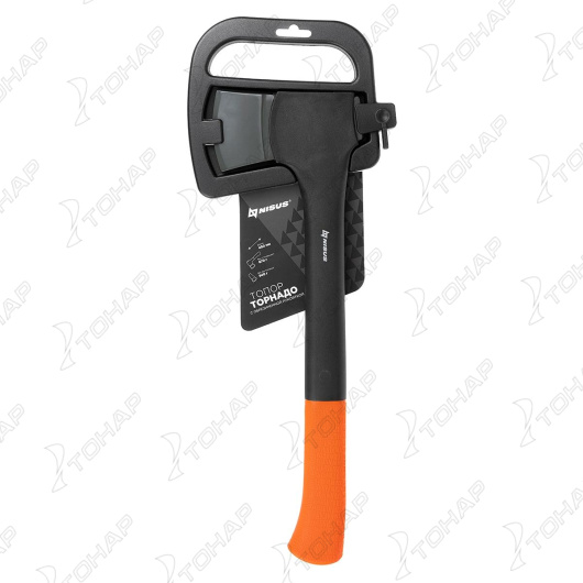 Топор NISUS Торнадо, с обрезиненной рукояткой, 870 г