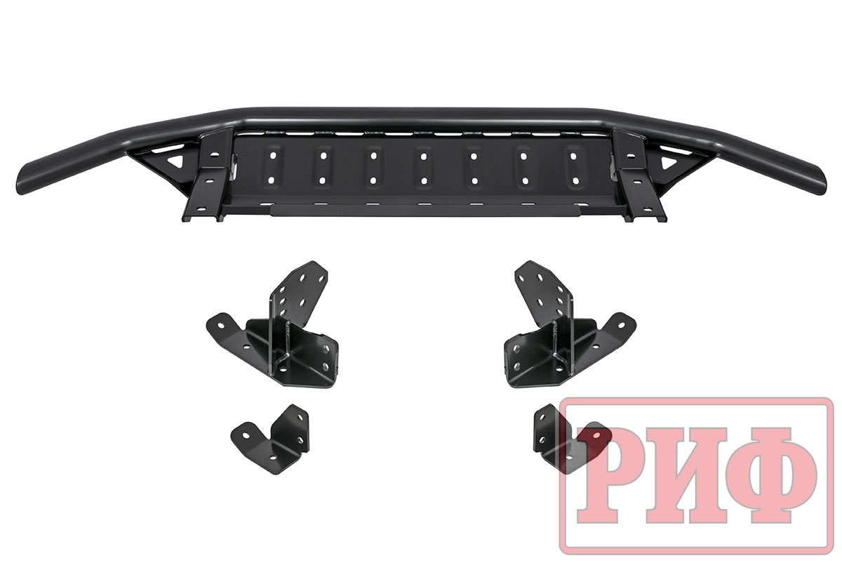 Бампер РИФ силовой передний/защита штатного бампера Toyota Land Cruiser Prado 150 2013-2017 c защитой радиатора