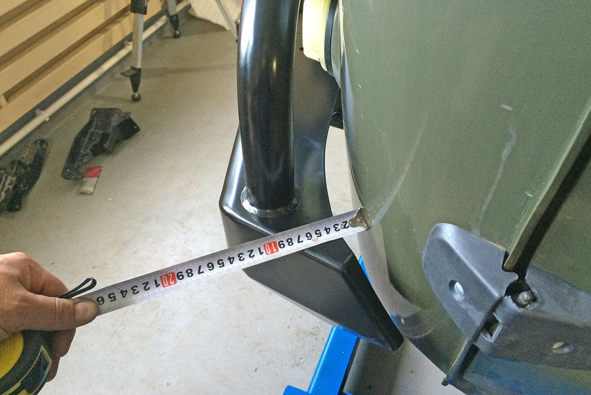 Бампер РИФ передний УАЗ Буханка c площадкой под лебёдку, с низкой защитной дугой (лифт)