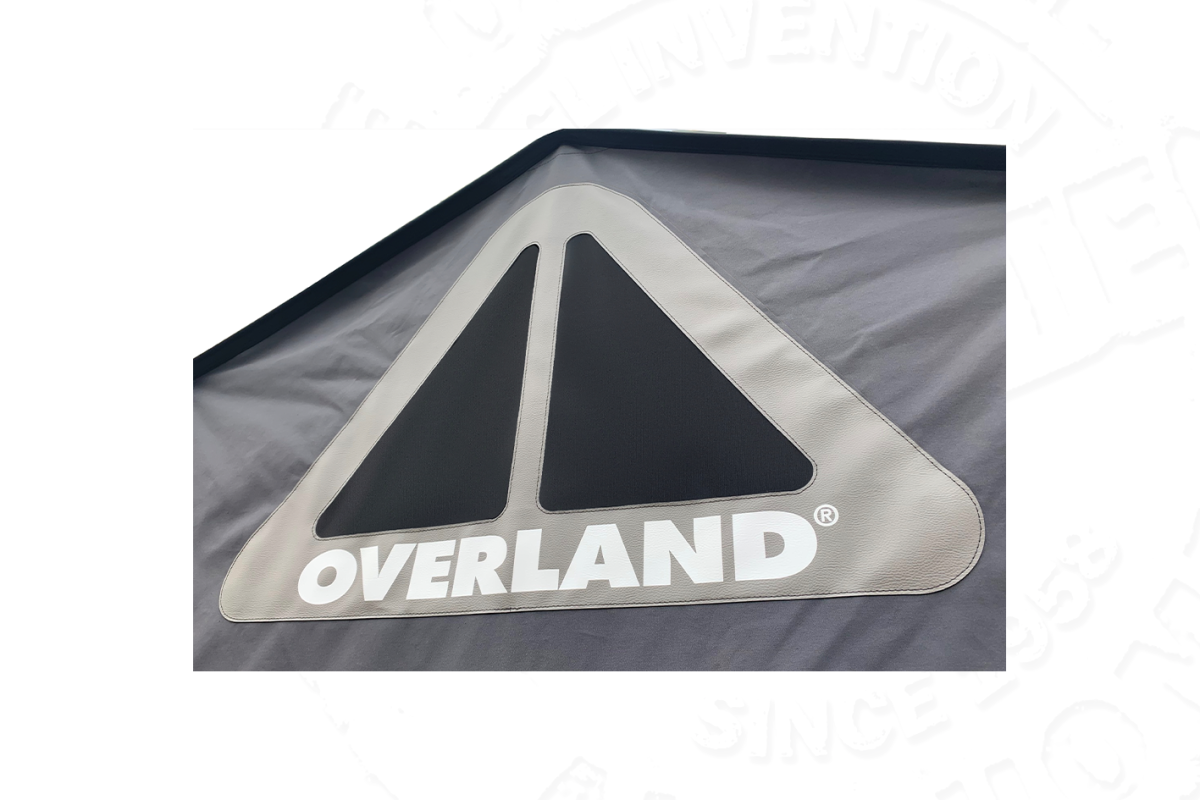 Палатка на крышу автомобиля AUTOHOME OVERLAND LARGE, тент карбон, лестница 220 мм