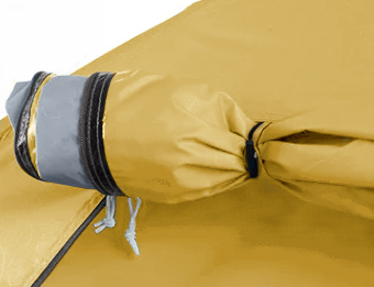 Палатка Naturehike P-Series 2-местная, алюминиевый каркас, желтая