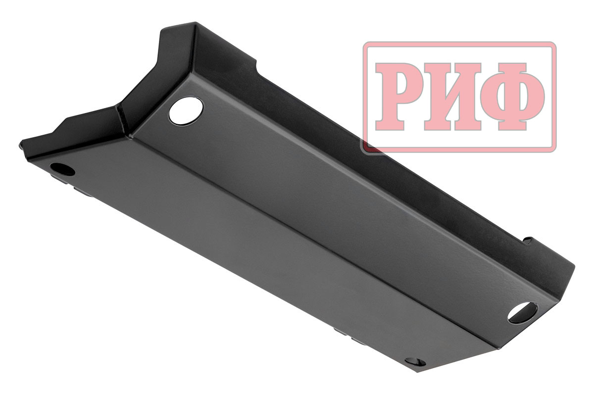 Площадка РИФ под лебёдку c защитой радиатора в штатный бампер Mitsubishi Pajero Sport 2015+ дизель