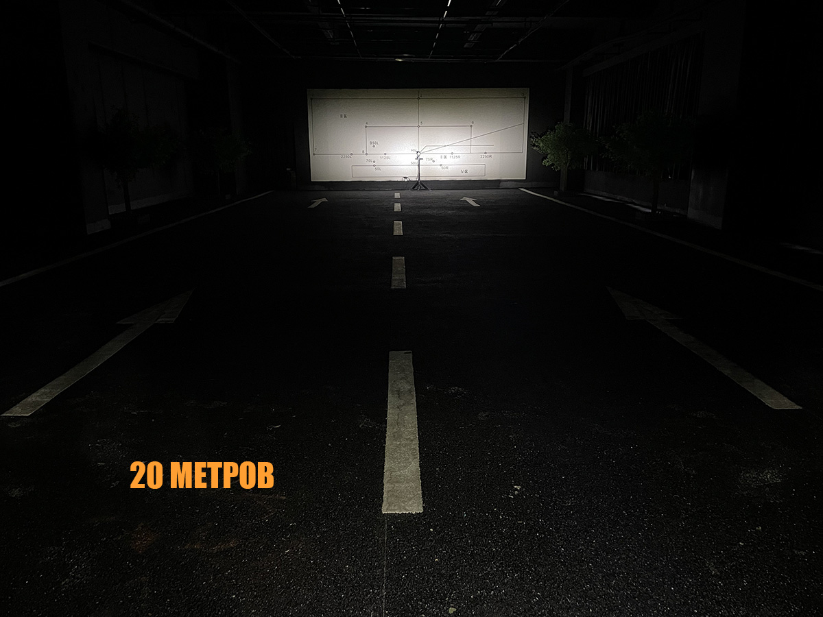 Светодиодная фара водительского света РИФ 146 мм 40W LED