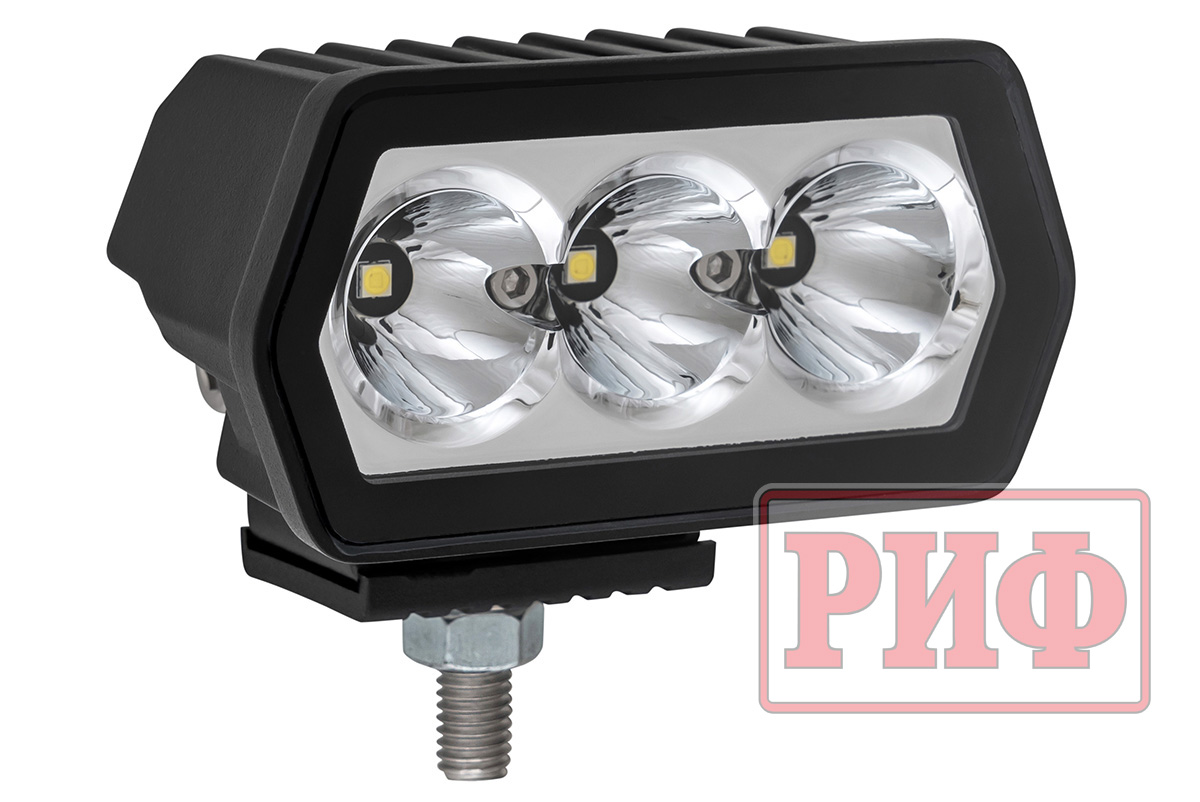 Светодиодная фара дальнего света РИФ 89 мм 15W LED