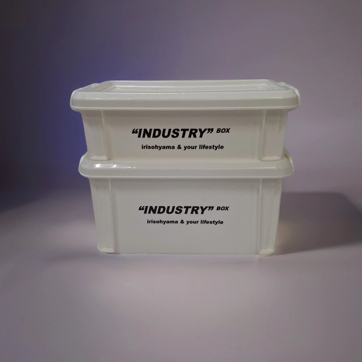 Контейнер IRIS для хранения, с крышкой, белый