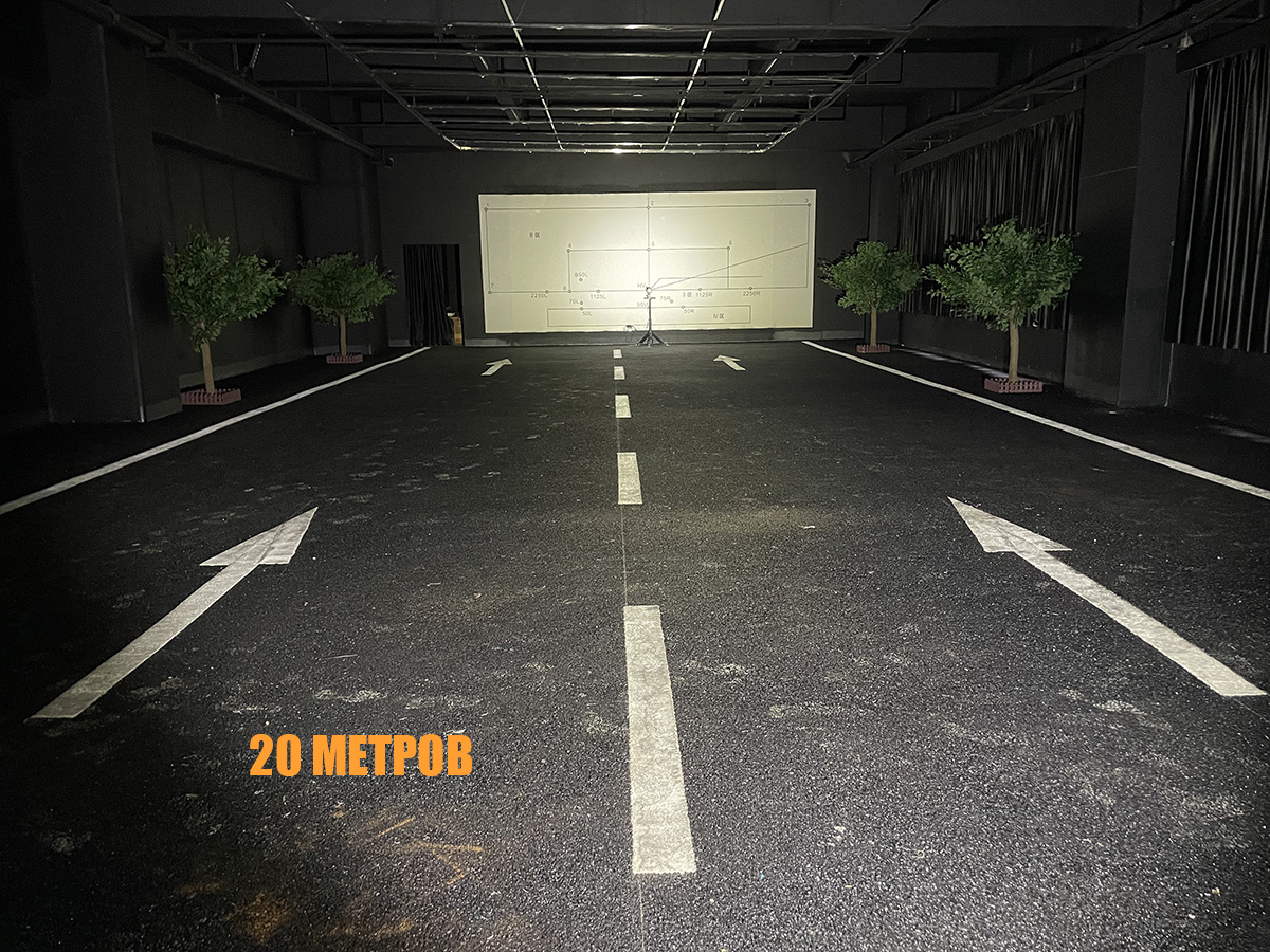 Светодиодная фара комбинированного света РИФ 140 мм 60W LED