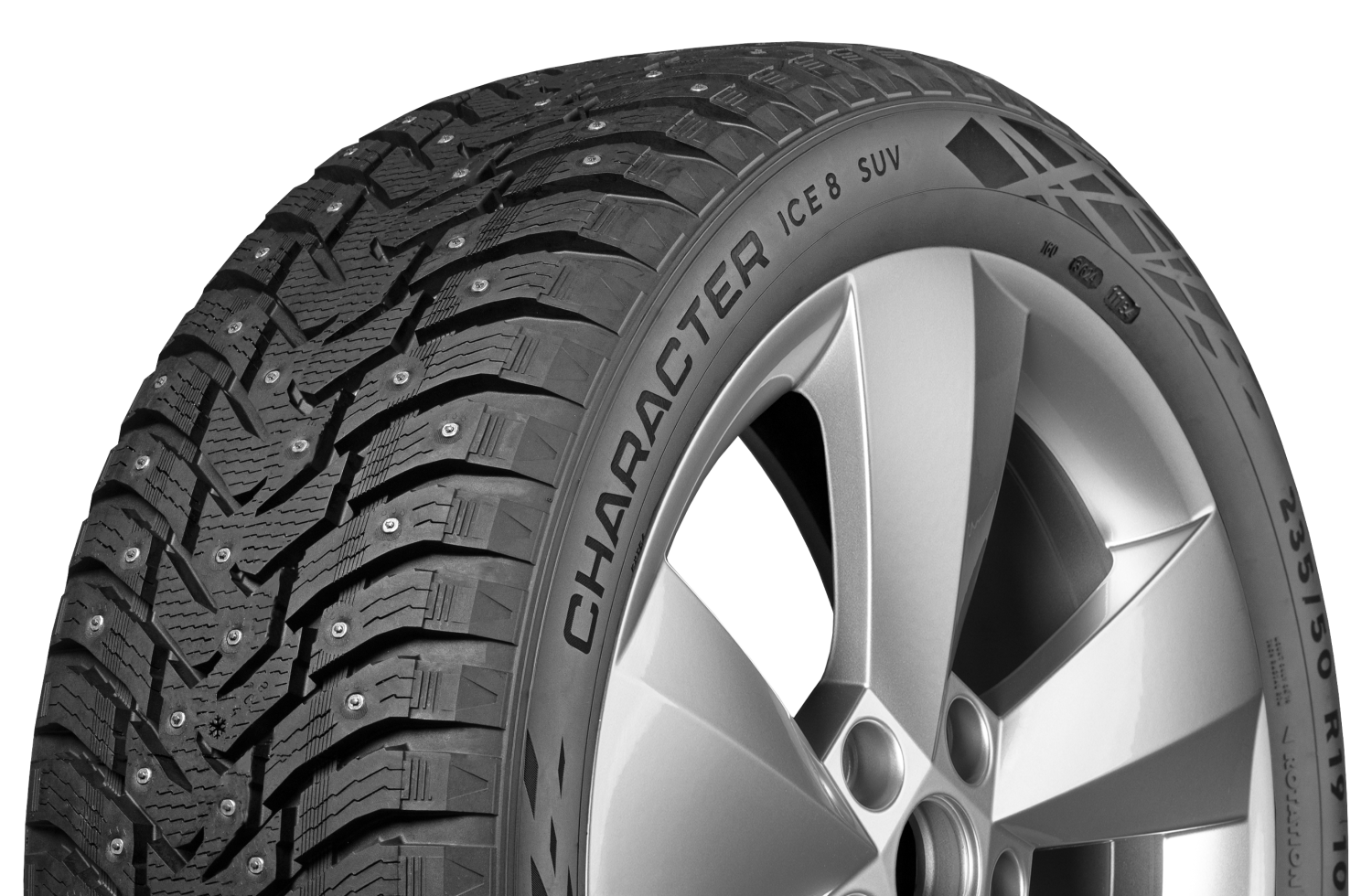 Шина IKON Tyres 245/75 R16 111T Character Ice 8 SUV Studded (Nordman 8 SUV) шипованные
