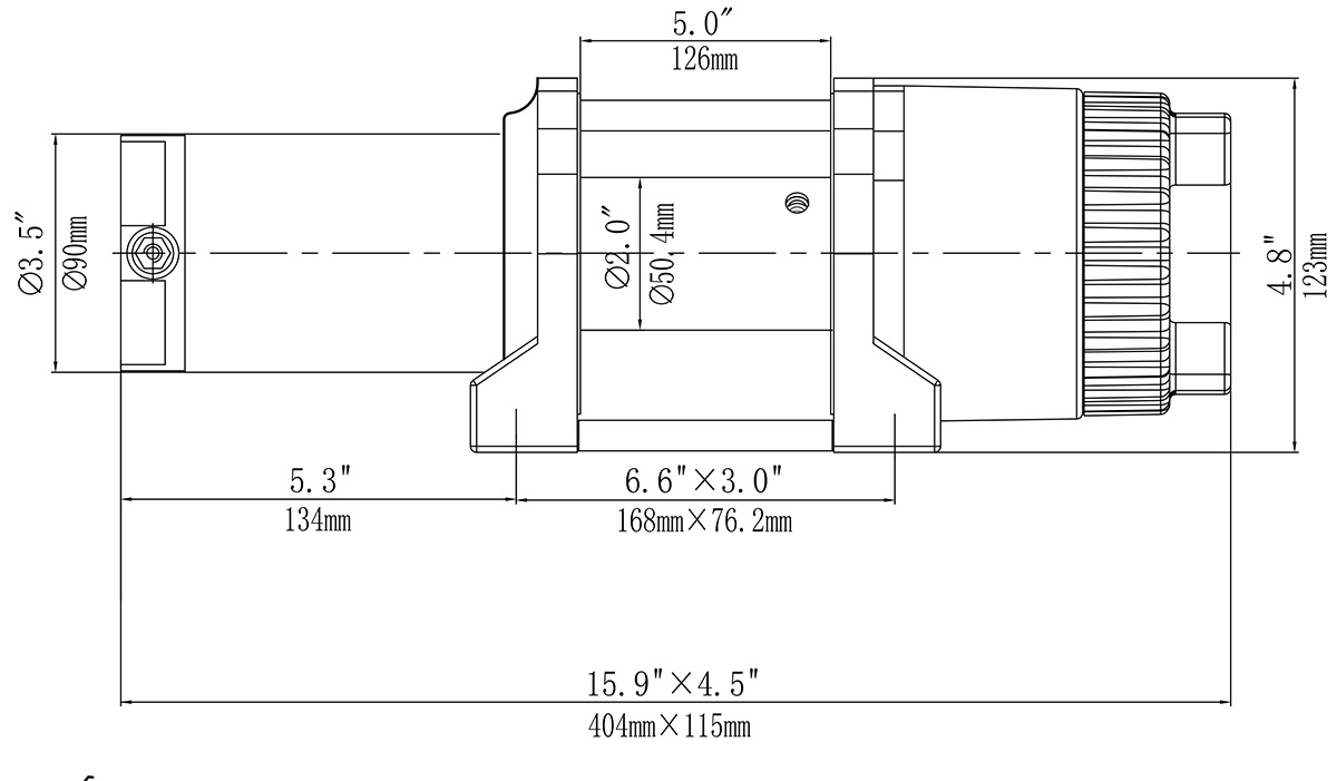 Лебёдка электрическая 12V Runva EWT4500ASR 2041 кг (синтетический трос)
