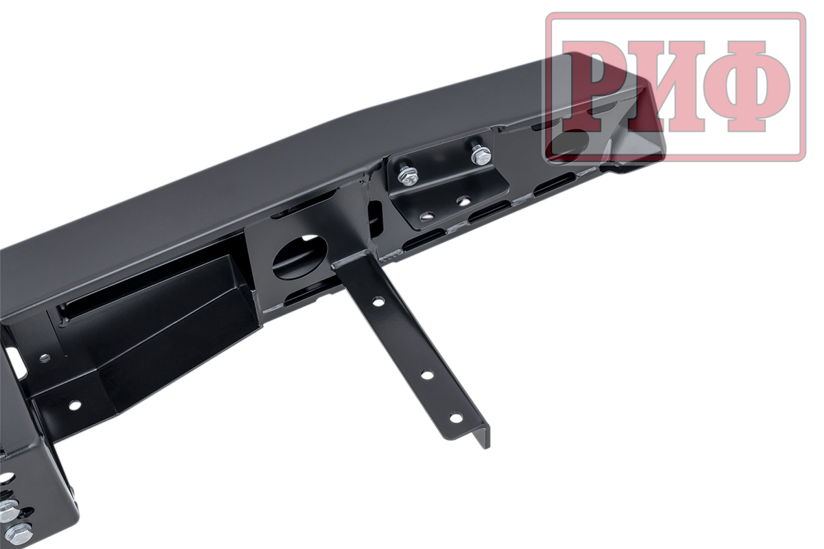 Бампер РИФ задний для УАЗ Хантер с площадкой под лебедку и фонарями (лифт)