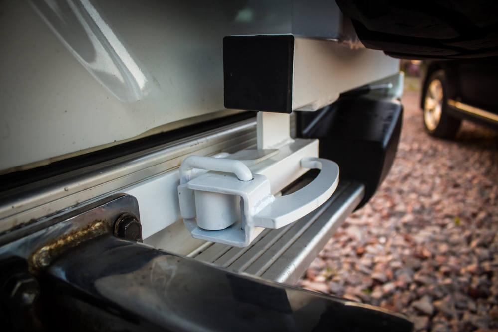 Калитка в штатный бампер Nissan Patrol Y61 1997-2004 г.в.