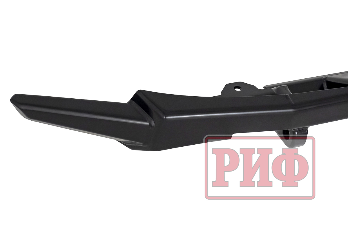 Бампер РИФ силовой передний/защита штатного бампера Mitsubishi Pajero Sport 2015-2020 с защитой радиатора