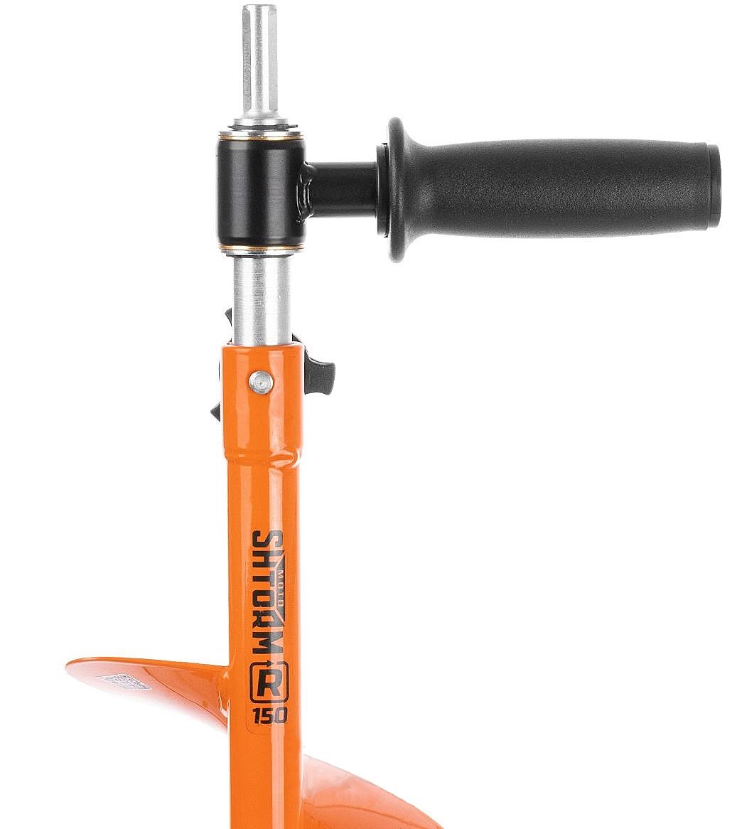 Комплект под мотобур шнек ТОНАР MOTOSHTORM 150R+адаптер АШ-02+молоточек