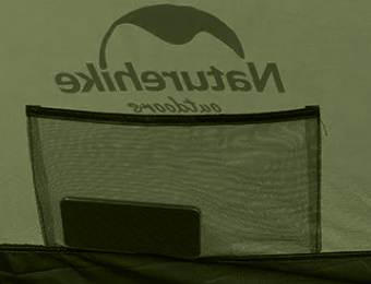 Палатка Naturehike P-Series 2-местная, алюминиевый каркас, салатовая