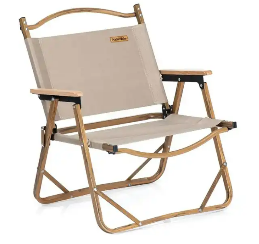 Кресло туристическое Naturehike Nightfall L02, складное, хаки, до 120 кг