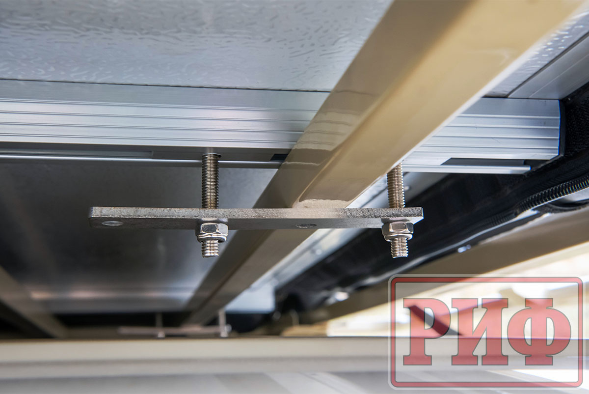 Палатка на крышу автомобиля РИФ Soft RT02-120 PRO, тент серый, 120х(240+70)х115 см