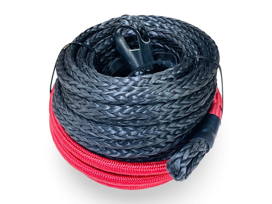 Трос синтетический FOX Winch с коушем 9.0мм х 20м