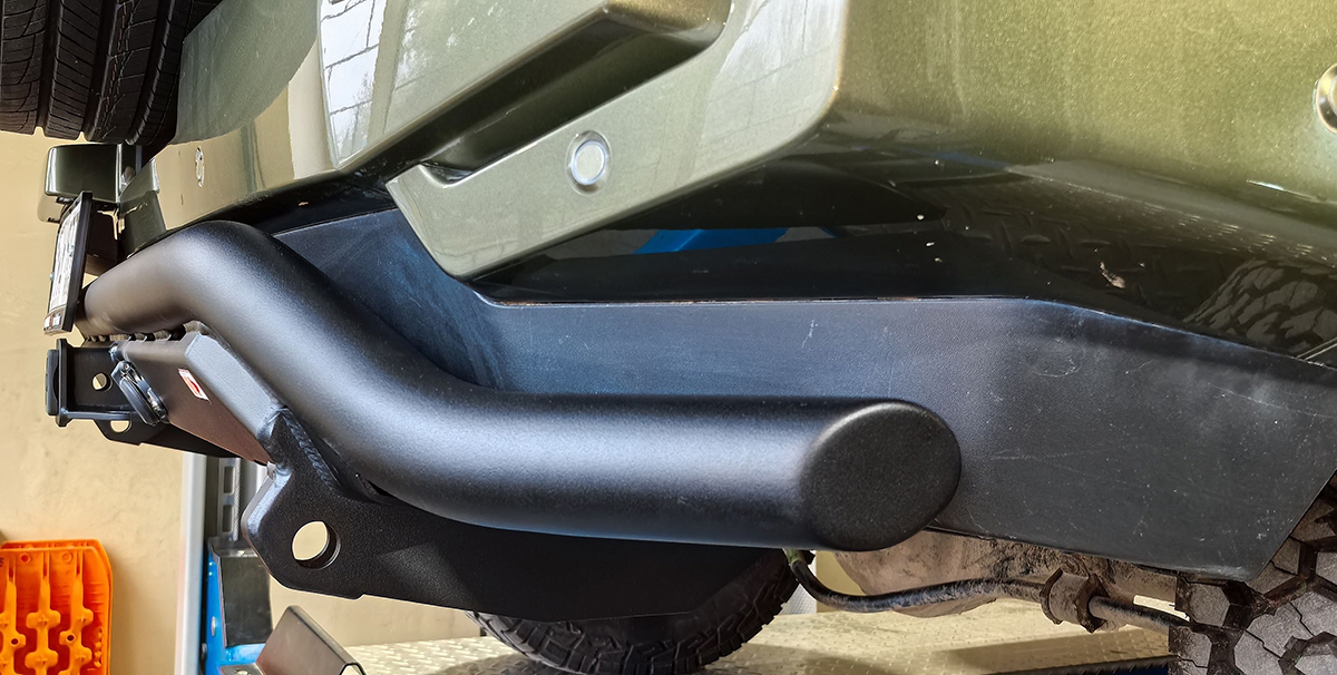 Бампер РИФ задний силовой/защита штатного бампера TANK 400 c квадратом под фаркоп