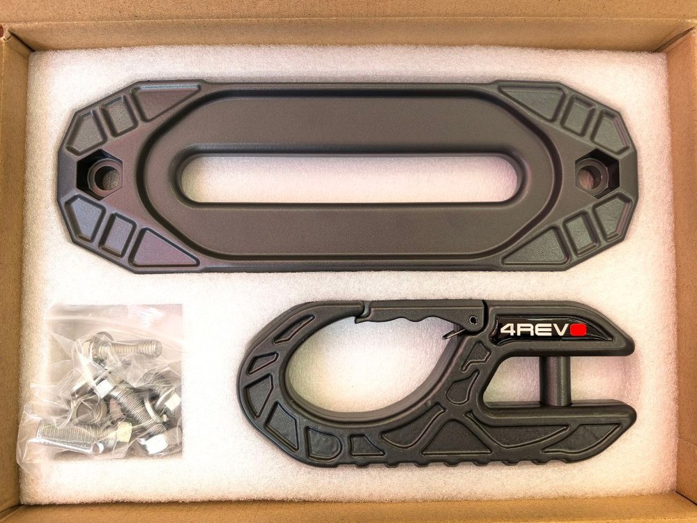 Клюз под синтетический трос 4Revo с крюком (9000-12000Lbs)