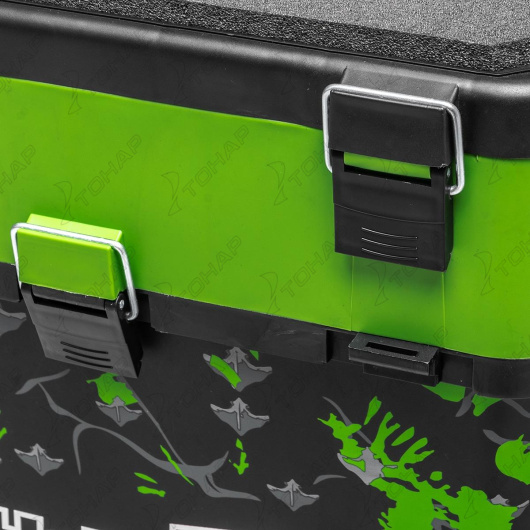 Ящик рыболовный зимний HELIOS SHARK, 19 л, салатовый