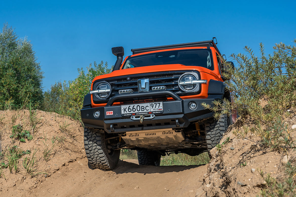 Защита Falcon радиатора, картера, РК, КПП для TANK 300 City Edition, алюминиевая, 8 мм