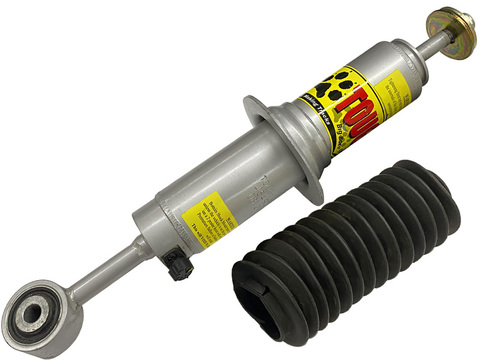 Амортизатор передний регулируемый мощный Tough Dog для TOYOTA LANDCRUISER 200 GX, GXL, VX, SAHARA (2007-2021) лифт 0-40 мм, шток 45 мм, 9 ступеней регулировки