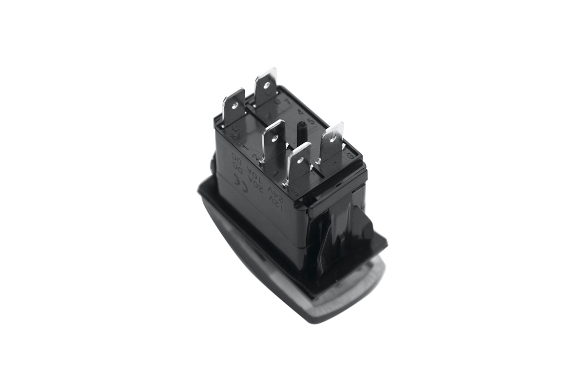 Переключатель ВКЛ/ВЫКЛ, синий, ОБОГРЕВ ЗЕРКАЛ