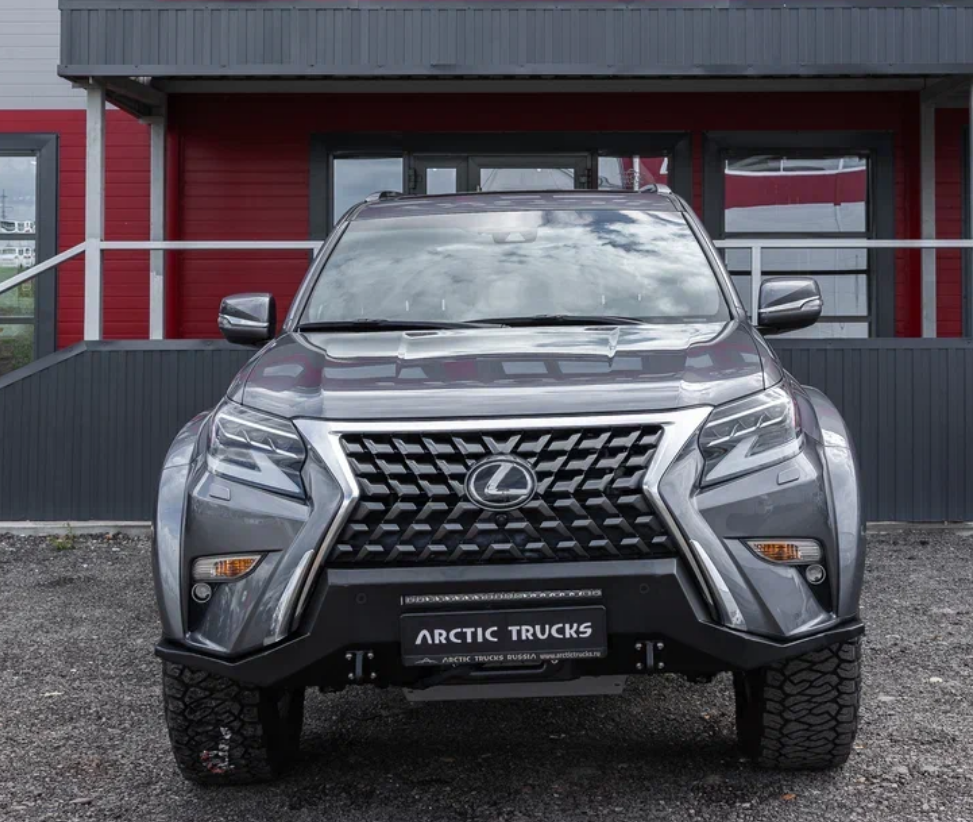 бампер силовой передний GX460 короткий АТ35