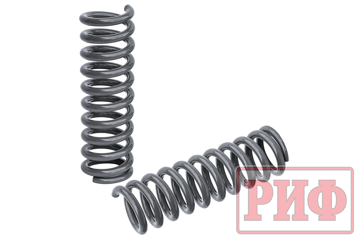 Пружины РИФ передние Nissan Navara D40/Pathfinder R51 +50 кг лифт 2