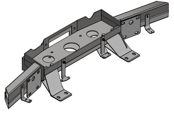 Площадка под лебёдку / установочный комплект лебедки LX450d/570