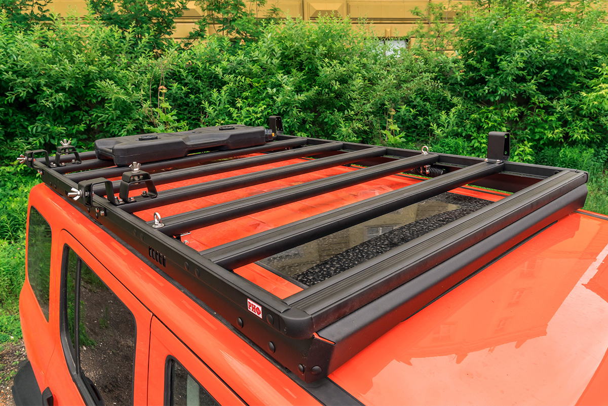 Багажник экспедиционный (платформа) алюминиевый РИФ 1350x2080 мм для TANK 300 (с крепежом)