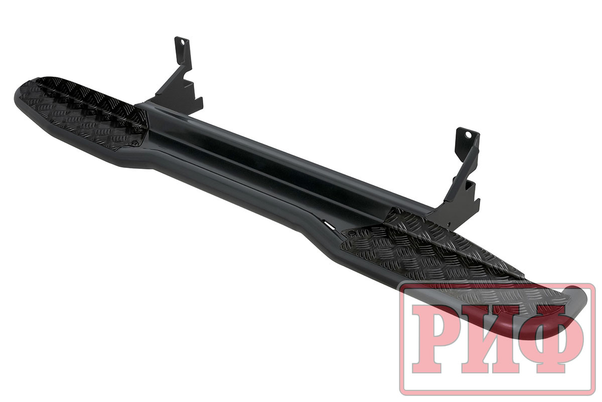 Пороги РИФ силовые Toyota Land Cruiser Prado 150 (чёрные)