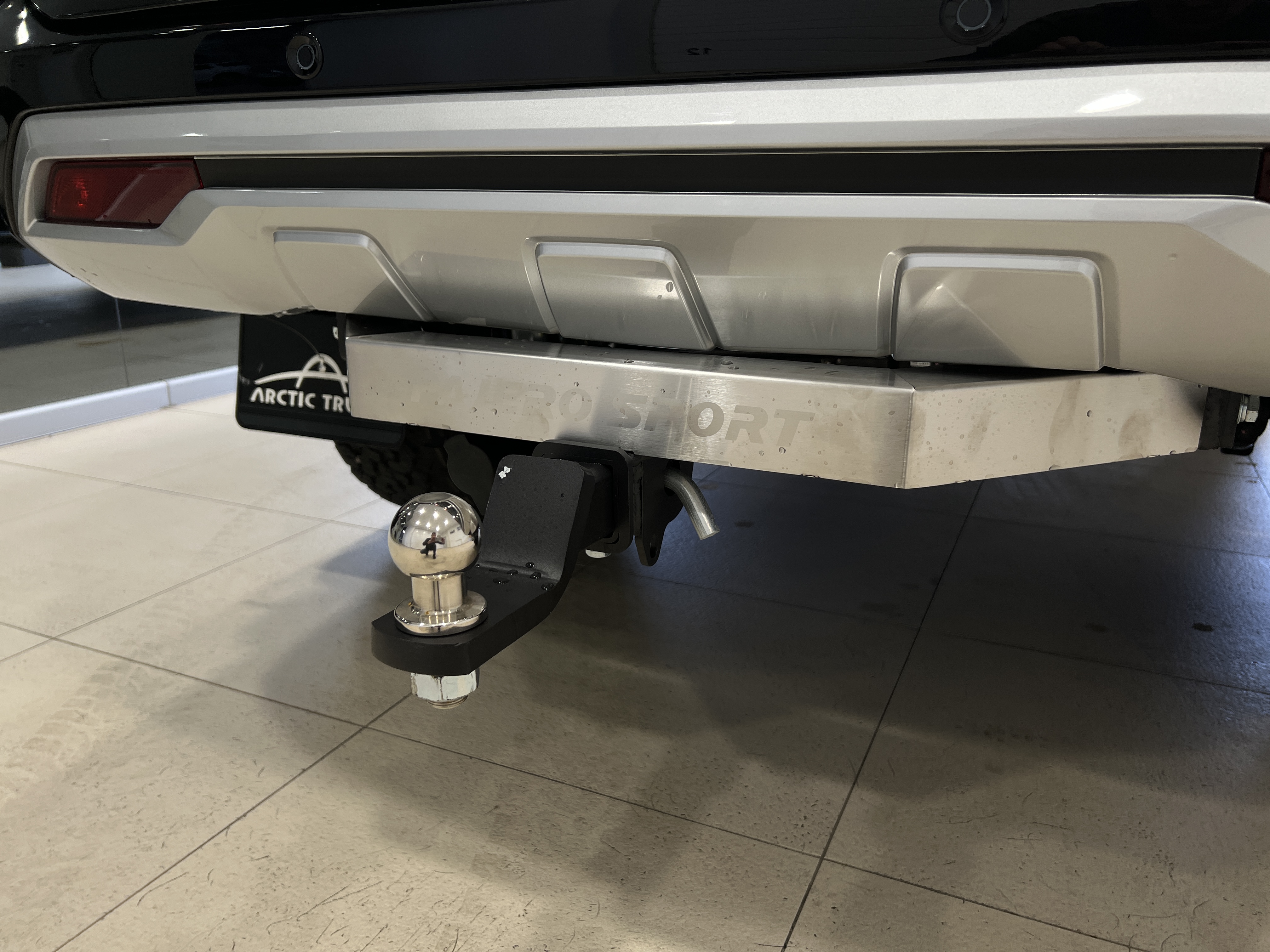 Фаркоп ( надпись Pajero Sport, оцинкованный, шар Е) на Mitsubishi Pajero Sport 2