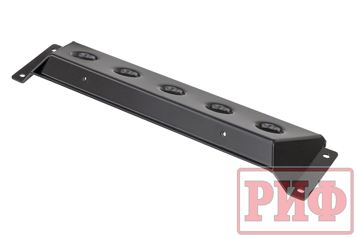 Защита радиатора под бампер РИФ для ГАЗ Соболь лифт +50 мм