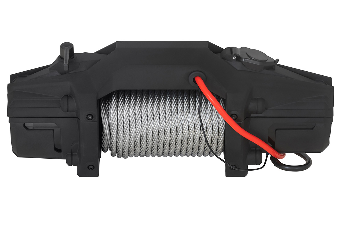 Лебёдка автомобильная электрическая 12V Runva EWXT12000F 5443 кг стальной трос