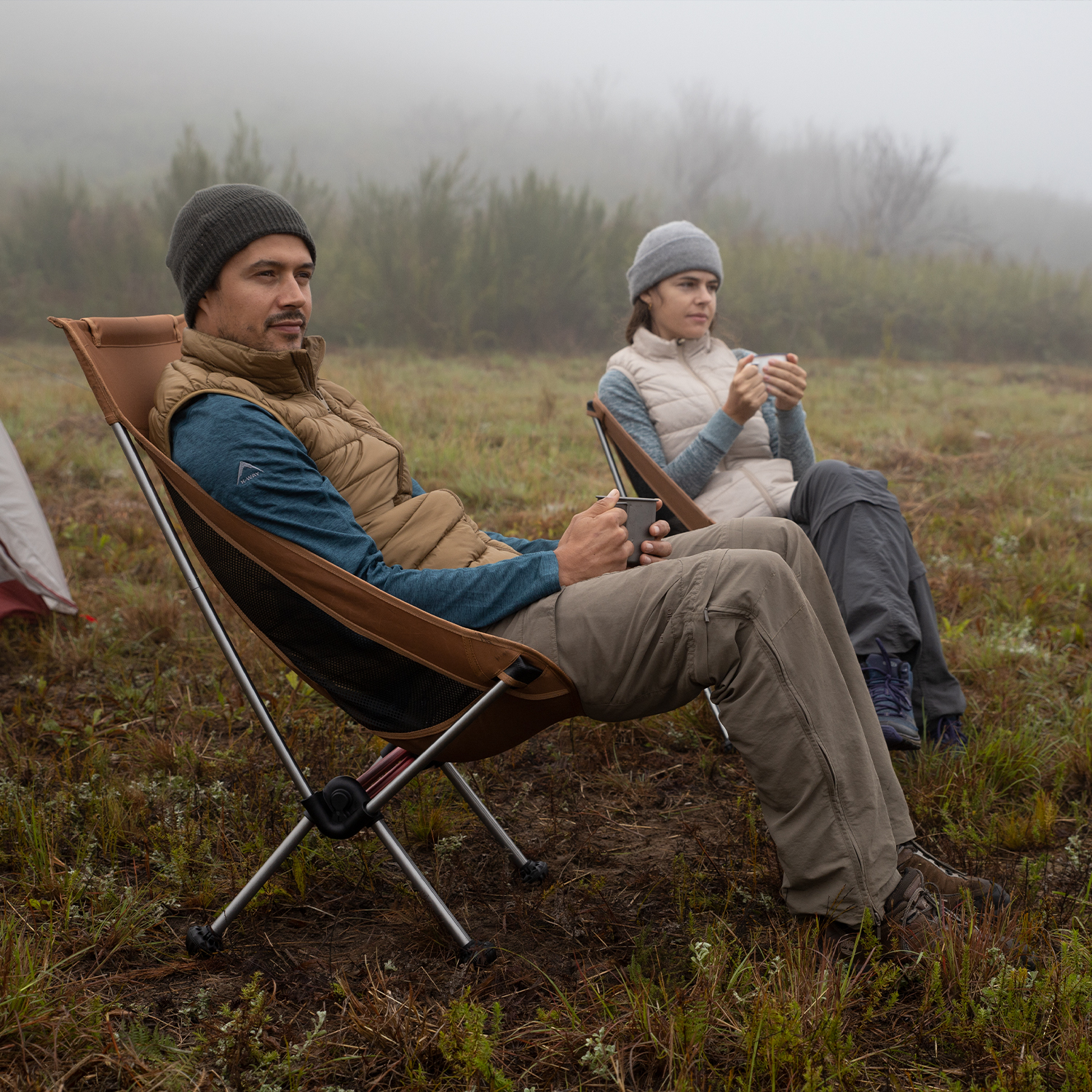 Кресло туристическое Naturehike Stellaluna L01 складное, 44х46х103, до 120 кг, оранжевое