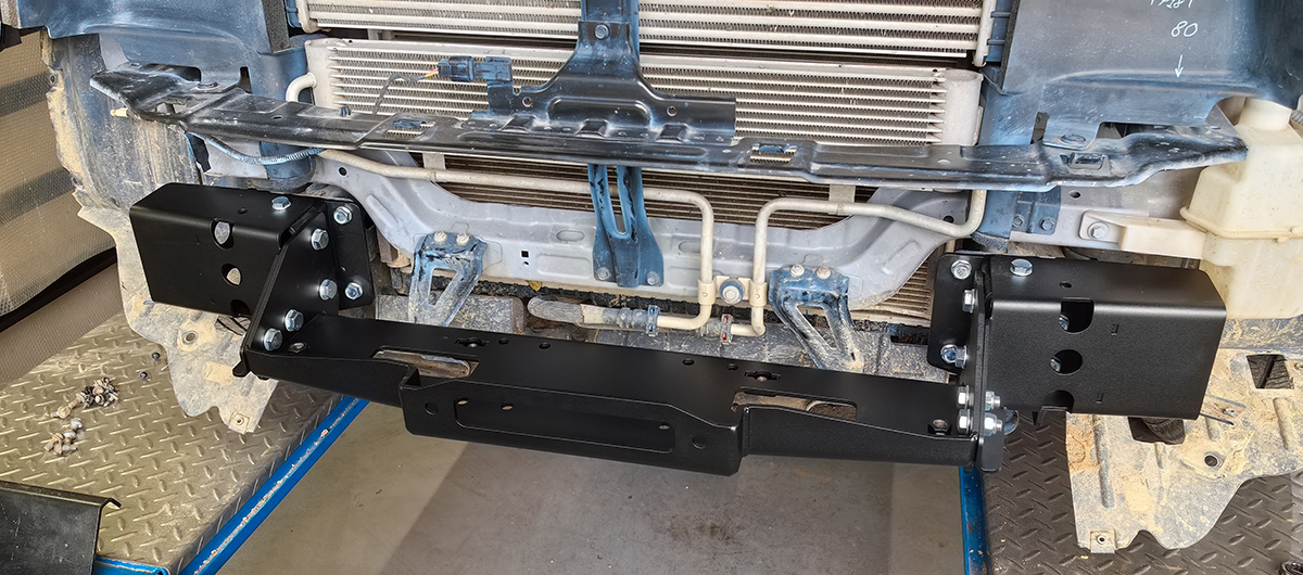 Площадка РИФ под лебёдку в штатный бампер Haval H5 2023+