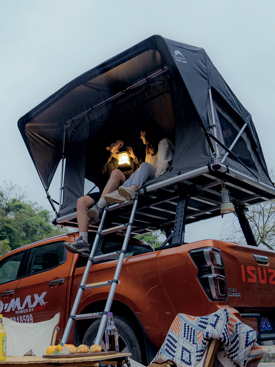 Система установки палатки Wild Land Truck Tower System на кузов пикапа, универсальная