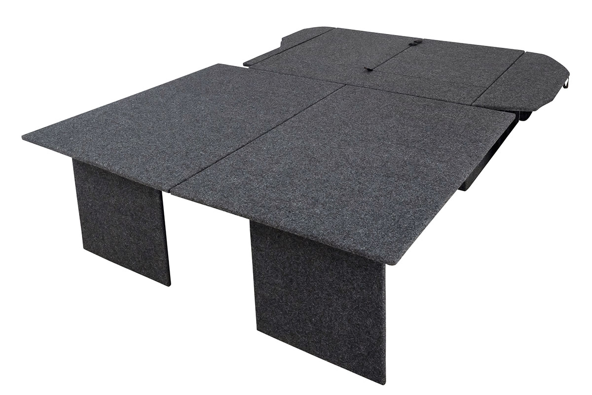 Органайзер для Mitsubishi Pajero IV (2 выдвижн.ящика+спальник) под сабвуфер