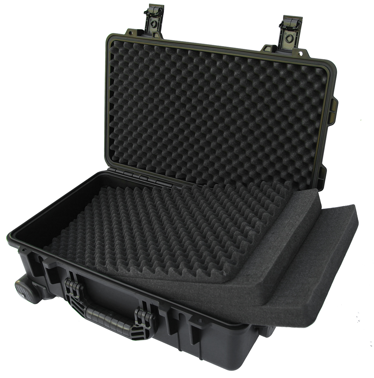 Кейс защитный 530х355х255 мм на колесах с телескопической ручкой