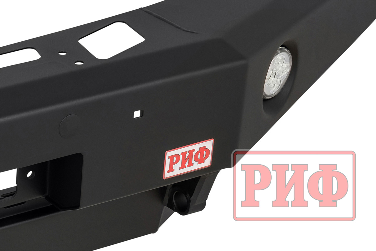 Бампер РИФ передний Toyota LC105 с доп. фарами без кенгурина
