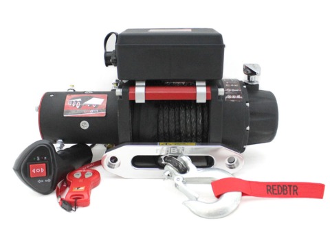 Лебедка автомобильная 12В 6000 lbs (2720 кг) 172,8:1 HUNTER (синтетический трос)