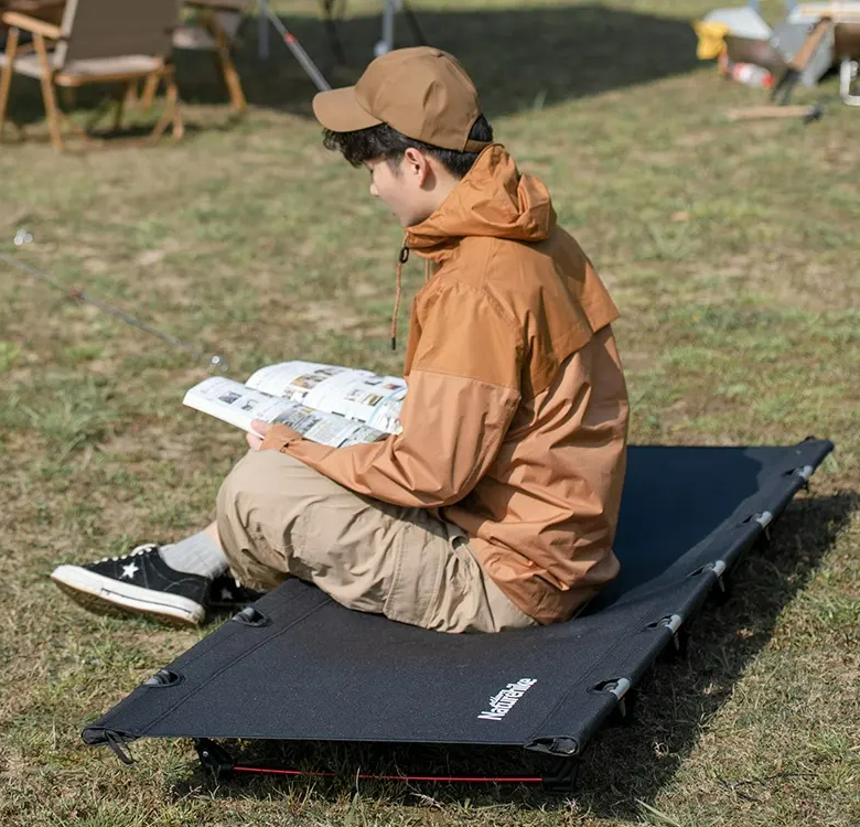 Раскладушка Naturehike XJC05, 190х65х15cm, до 150 кг, бежевая