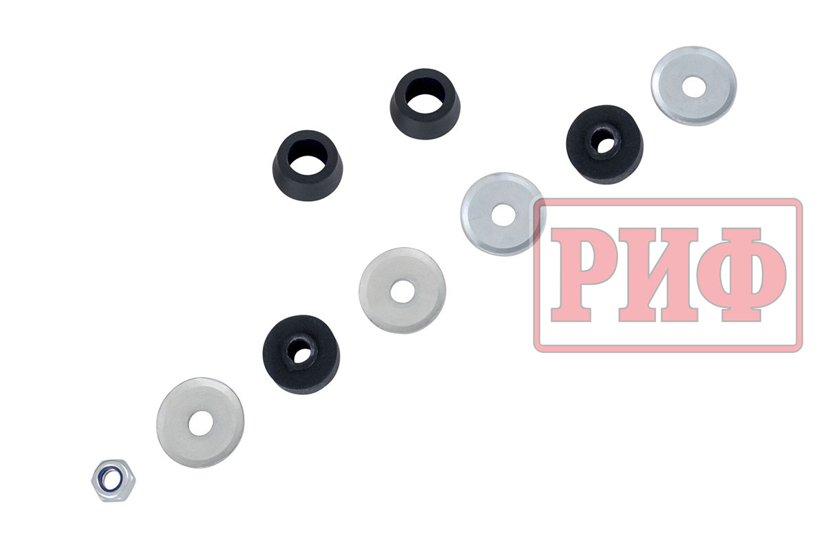 Амортизатор усиленный РИФ "Арктика"задний Toyota Land Cruiser 100 и 200 штатный и лифт 0- 25 мм