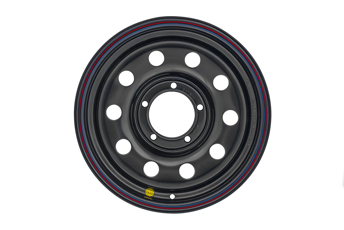 Диск усиленный УАЗ стальной черный 5x139,7 7xR16 d110 ET+25