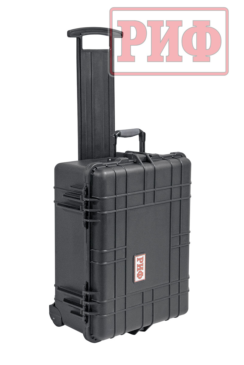 Кейс защитный ударопрочный РИФ 560х455х265 мм на колесах с телескопической ручкой IP55 (уценка)