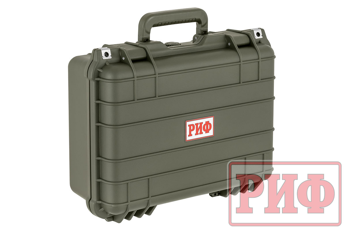 Кейс защитный ударопрочный РИФ 420х327х172 мм IP67, цвет Хаки