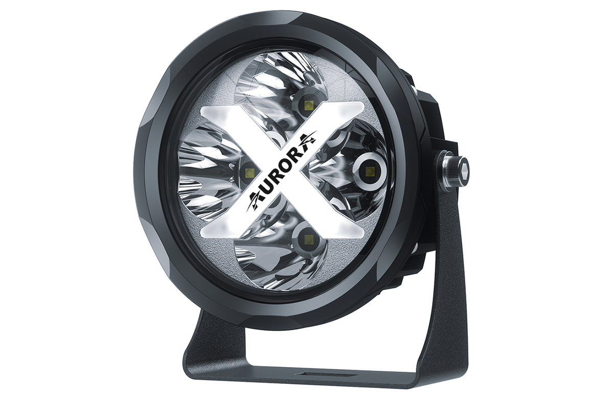 Светодиодные фары рабочего света AURORA 102 мм 40W c RGB подсветкой (комплект 2 шт)