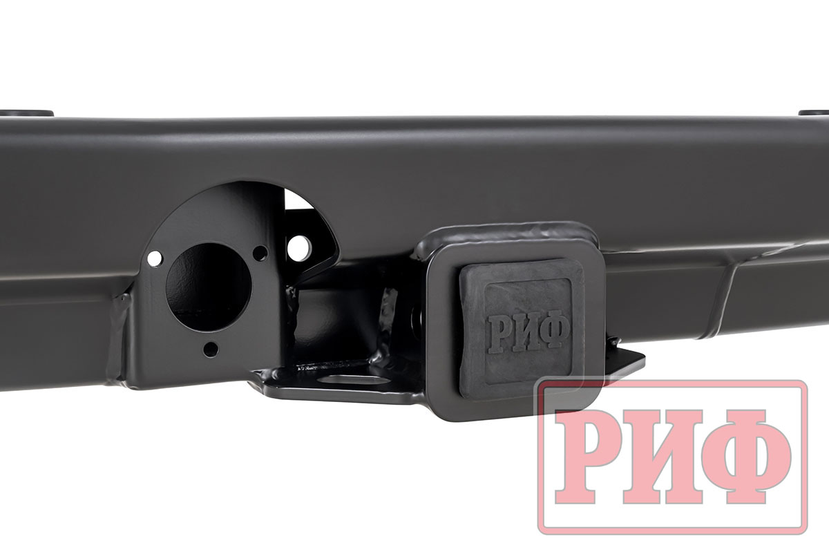 Бампер РИФ задний Toyota Land Cruiser Prado 150 c квадратом под фаркоп